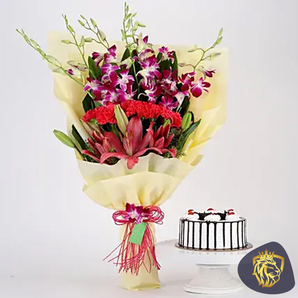 Luxurious-Lion-Flowers-Combo-Premium